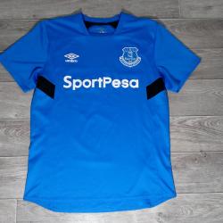 Everton Fc Efc Angleterre Umbro Bleu Blanc Football Hommes Sport Uniforme Maillot Tricoter Taille S/M Plus Comme S