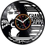 EVEVO Frank Zappa Disque Vlnyle Disques Vinyliques Horloges Murales Vinyle Record Mur l'horloge Créatif Classique Accueil Décor Musical Fait Main Temps l'horloge Frank Zappa