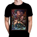 Evil Dead T-shirt gothique pour homme Motif horreur d'Halloween Noir, Noir , XL