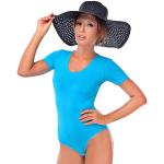 Body turquoise respirants Taille 3 XL look fashion pour femme 