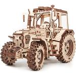 Jeux de construction en bois en bois à motif tracteurs 