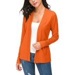 Gilets de travail orange à manches longues Taille XL look fashion pour femme 