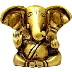 Statuettes Ganesh dorées en laiton 