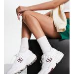 Baskets à lacets New Balance 608 blanches en cuir légères à lacets Pointure 37,5 look casual pour femme 