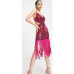 Robes moulantes roses à sequins Taille M pour femme en promo 