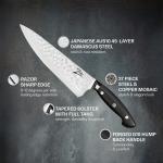 Couteaux de cuisine Klarstein noirs en acier 
