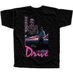 EXPIRE Drive V9 Movie Poster Ryan Gosling T-Shirt Black L