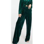 Pantalons large vert émeraude Taille XS pour femme en promo 