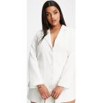 Robes tailleur & Robes blazer blancs cassés Taille XXL plus size pour femme en promo 