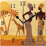 Horloges murales à motif Afrique 