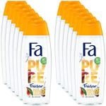 Fa Gamme Pure Fraîcheur - Pack de 12 Gels Douche Mangue & Fruit de la Passion - 12 x 250 ml
