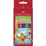 Crayons de couleur Faber Castell multicolores en lot de 24 