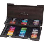 Feutres pointe fine Faber Castell multicolores en bois en promo 