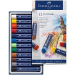 Pastels gras Faber Castell multicolores en lot de 12 en promo 