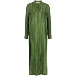 Robes Fabiana Filippi vert émeraude en coton mélangé à manches longues à manches longues Taille XL classiques pour femme en promo 