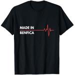T-shirts noirs Benfica Taille S classiques pour homme 