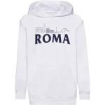 Sweats à capuche blancs à motif Rome enfant look fashion 