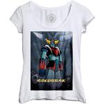 Fabulous T-Shirt Femme Col Echancré Goldorak Couleur Hero Manga Robot Dessin Anime