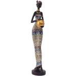 Statuettes africaines en résine à motif Afrique style ethnique 