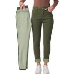 Jeans skinny de printemps verts en denim Taille S look fashion pour femme 