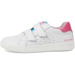 Falcotto KINER Low 17749 Chaussures Baskets en Cuir Fille Blanc Blanc Rose 29
