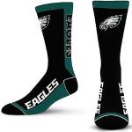 Fanatics Chaussettes pour Bare Feet MVP NFL Team Socks (40-46, Philadelphia Eagles)