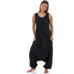 Combinaisons sarouels noires en coton Taille 3 XL look sportif pour femme 