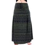 Jupes longues Fantazia noires en coton Tailles uniques style ethnique pour femme 