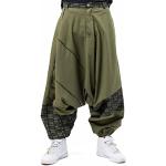 Sarouels ethniques Fantazia kaki en coton Taille 3 XL plus size style ethnique pour homme 