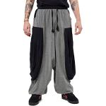 Pantalons fluides Fantazia noirs en coton à motif ville Taille M plus size look fashion pour homme 