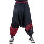 Pantalons Fantazia rouges en coton Taille M plus size style ethnique pour homme 