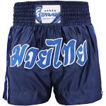 Shorts de MMA bleu marine en polyester respirants Taille M look fashion pour homme 