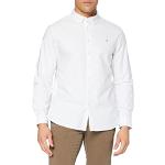 Farah Brewer Cotton Oxford Slim FIT Shirt Chemise, Blanc, XL Homme