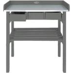 Tables de rempotage Esschert Design grises en pin 