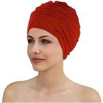 Bonnets de bain Fashy rouges en polyester Tailles uniques pour femme en promo 