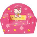 Fauteuil Club Polyvelours Hello Kitty rose