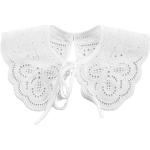 Écharpes jacquard de mariée blanches en dentelle à motif papillons Tailles uniques look fashion pour homme 