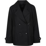 Fay - Coats > Double-Breasted Coats - Black -