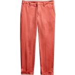 Pantalons chino Fay orange stretch pour femme 