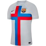T-shirts à imprimés Nike gris FC Barcelona Taille M pour homme 