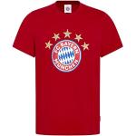 T-shirts col rond F.C. Bayern München rouges à logo en coton Bayern Munich à col rond Taille 4 XL pour homme 