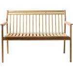 Fdb møbler - Banc de jardin m12 64,5 x 119,7 cm, teck