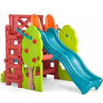 FEBER Maison des bois - Centre d'activités avec toboggan pour enfants de 2 à 7 ans (Famosa 800009590)
