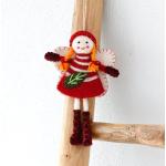 Robes rouges en laine pour fille de la boutique en ligne Etsy.com 