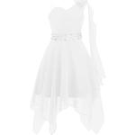 Robes de communion Feeshow blanches à fleurs en mousseline à strass look fashion pour fille de la boutique en ligne Amazon.fr 
