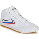 Baskets montantes Feiyue blanches Pointure 37 look casual pour homme en promo 