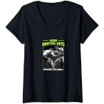 Femme Arts martiaux T-Shirt avec Col en V