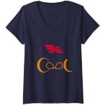 Femme BE COOL ADVICE SAYING TO SUCCESS IN OUR COMPANY T-Shirt avec Col en V