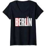 T-shirts noirs à motif Berlin La casa de Papel Taille S look fashion pour femme 