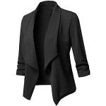 Manteaux noirs à capuche à manches longues Taille XXL plus size look gothique pour femme 